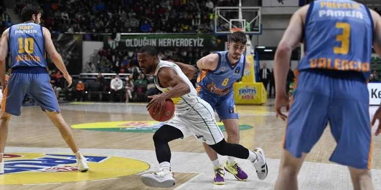 Frutti Extra Bursaspor, Valencia Basket’i mağlup etti