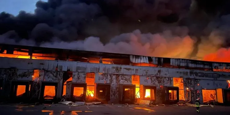 Kiev’de donmuş gıda deposu bombalandı