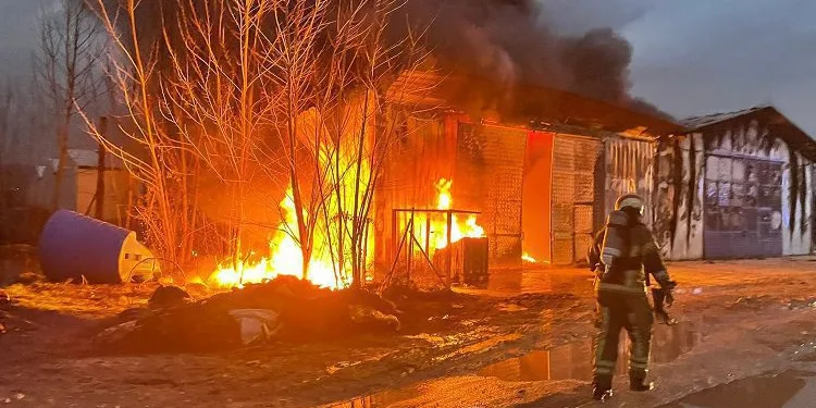 Bursa’da atık yağ fabrikasında yangın