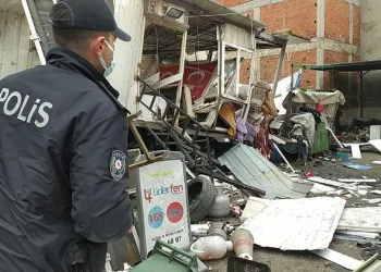 Bursa’da hurda deposunda patlama