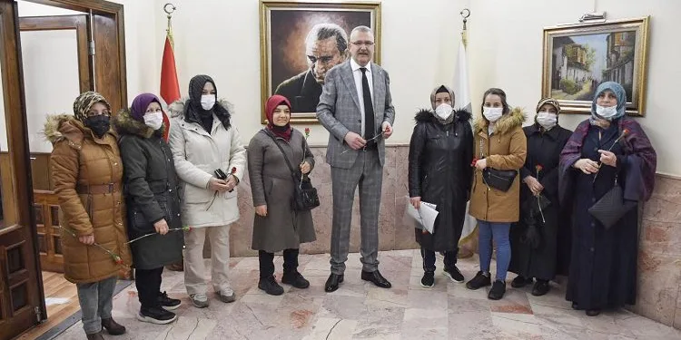 Bursa Karacabey’de kadınlar günü kutlaması