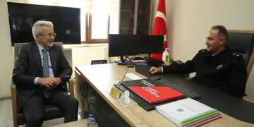 Turgay Erdem’den Üsteğmen Aktaş’a hayırlı olsun ziyareti