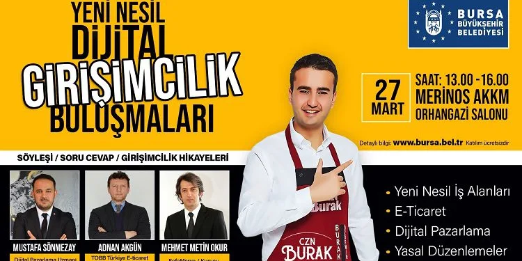 Dijital pazar fırsatları Bursalı girişimcilerle buluşuyor