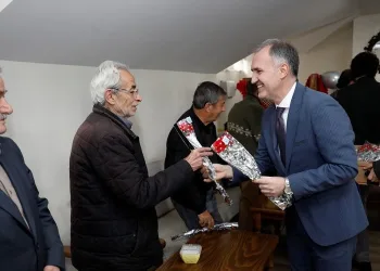 Başkan Taban’dan huzurevi sakinlerine ziyaret