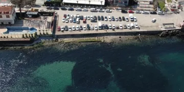 Mudanya’da deniz çekildi acı hatıralar canlandı