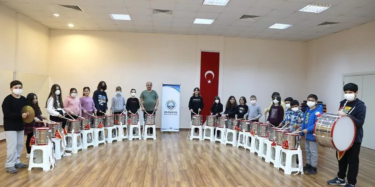 Mudanya Çocuk Bandosu 23 Nisan’a hazırlanıyor