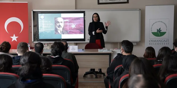 Osmangazi Belediyesi’nden İstiklal Marşı söyleşisi