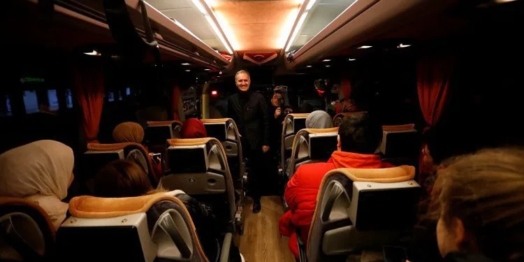 Çanakkale kafilesini Başkan Taban uğurladı