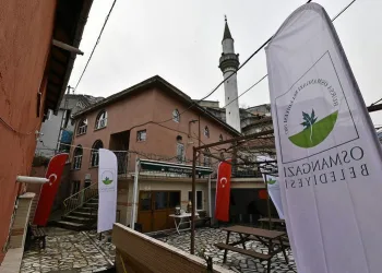 Seydi Nasır Camii’nde çevre düzenlemesi tamamlandı
