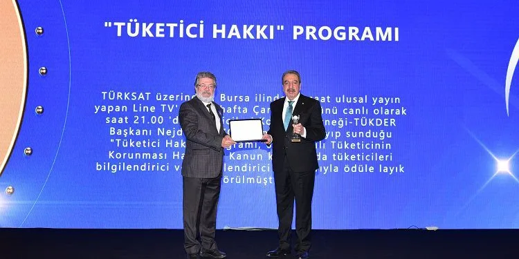Line TV’de yayınlanan programa ödül