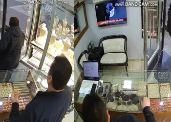 Kuyumcuyu soyan şüpheli saniye saniye görüntülendi