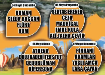 Milyonfest Kapadokya’da sahne alacak sanatçılar açıklandı
