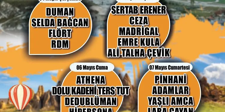 Milyonfest Kapadokya’da sahne alacak sanatçılar açıklandı