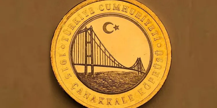Çanakkale Köprüsü hatıra parası basıldı