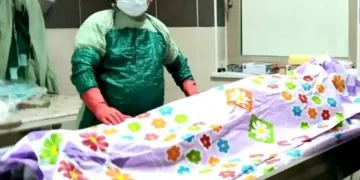 Morgda cenazeyle ‘görevimizin başındayız’ paylaşımı yaptı