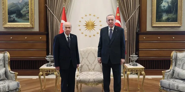 Cumhurbaşkanı Erdoğan, Bahçeli ile görüştü