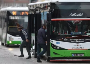 Bursa’da özel halk otobüsçülerine destek