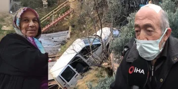 Bursa’da eşini kazada kaybeden adam isyan etti