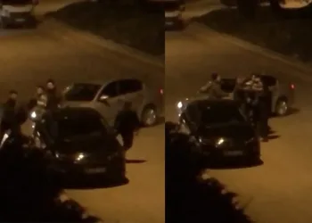 Bursa’da trafikte başlayan tartışma kavgaya döndü
