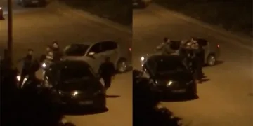Bursa’da trafikte başlayan tartışma kavgaya döndü