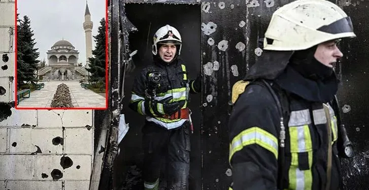 Ukrayna’da sivillerin sığındığı cami bombalandı