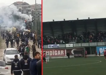 Bursa’da amatör maçta çıkan kavgayı polis ayırdı