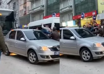 Bursa’da yol verme kavgası!