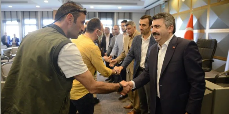 Başkan Yılmaz, personeliyle bayramlaştı
