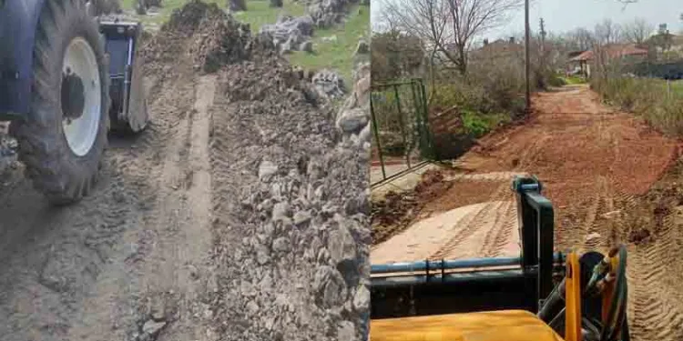 Bursa Karacabey’de arazi yollarına güvenli ulaşım için düzenleme