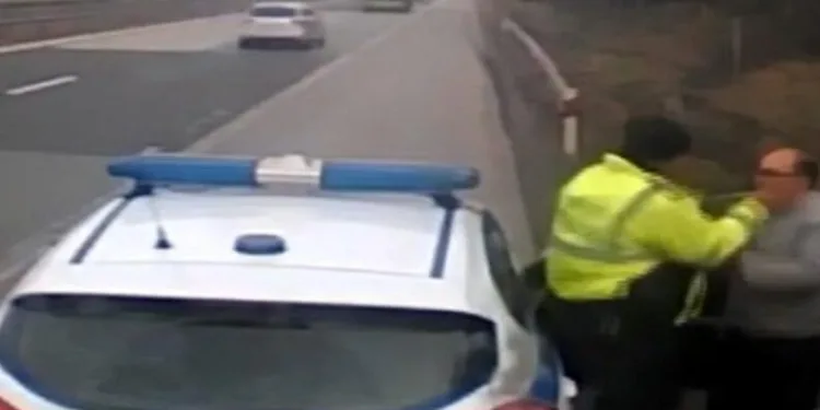 Türk şoförü tokatlayan Bulgar polis açığa alındı