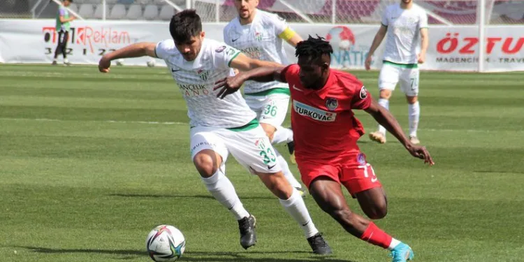 Bursaspor Ankara’dan mağlubiyetle ayrıldı