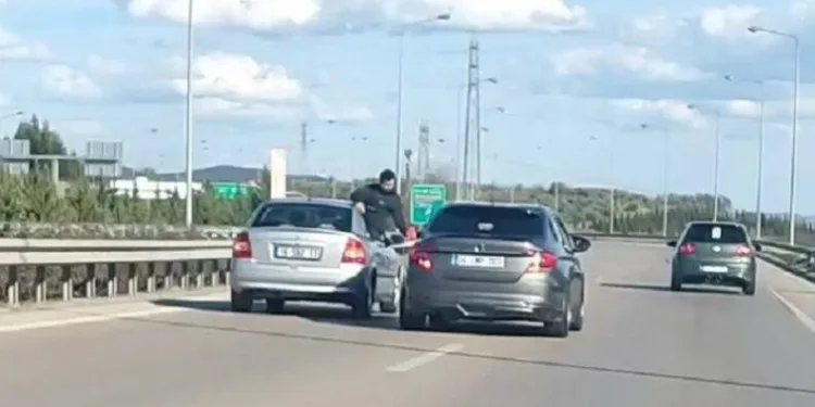 Bursa’da fotoğraf çekmek için canını tehlikeye attı