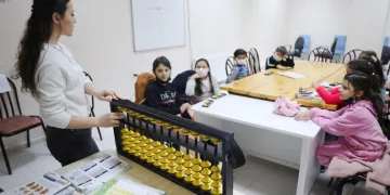 Mudanya’da çocuklara mental aritmetik kursu