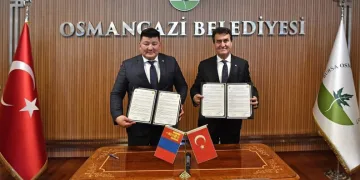 Osmangazi’ye Moğolistan’dan kardeş şehir