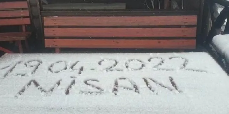 Uludağ’da kar yağışı tekrar başladı