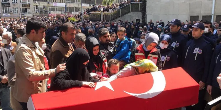 Bursa’da şehit memur için tören