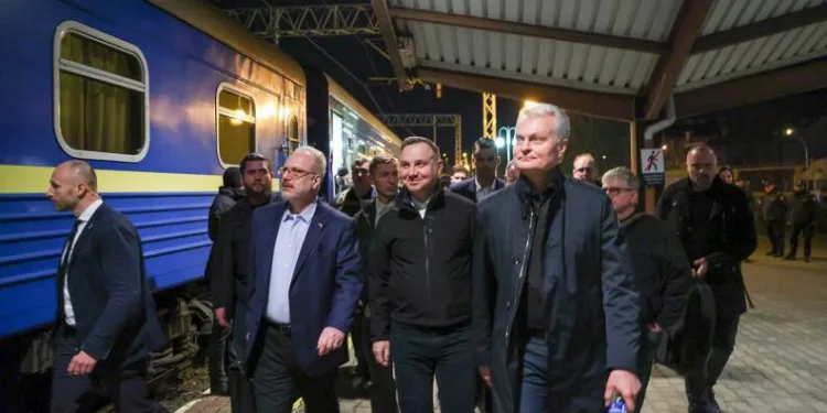4 ülkenin liderinden Kiev’e ziyaret