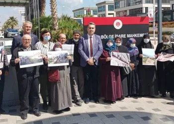 Bursa’da dava açan köylüler mahkeme önündeydi
