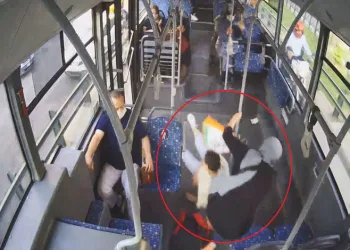 Bursa’da ani fren yapan otobüs hayatını kararttı