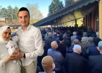 Bursa’da acı veda! Akyel’in eşi toprağa verildi