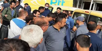 Bursa’da PTT çalışanları eylem yaptı