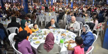 Karacabey’de vatandaşlar iftar sofrasında buluştu