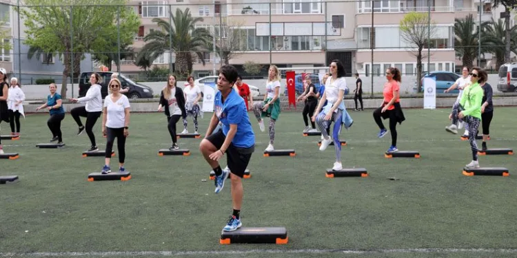 Mudanya’da açık havada spor etkinliği