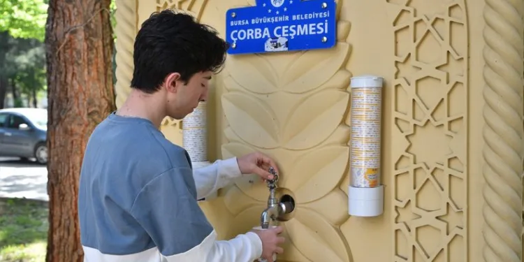Bursa’da çorba çeşmeleri glütensiz aktı