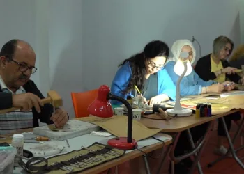 Yıldırım’da deri sanatının inceliklerini öğrendiler
