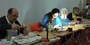 Yıldırım’da deri sanatının inceliklerini öğrendiler