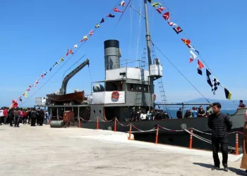 Nusret Mayın Gemisi Mudanya’ya demir attı