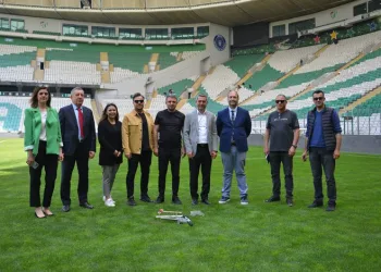 Bursaspor’da çim sahalar yenileniyor