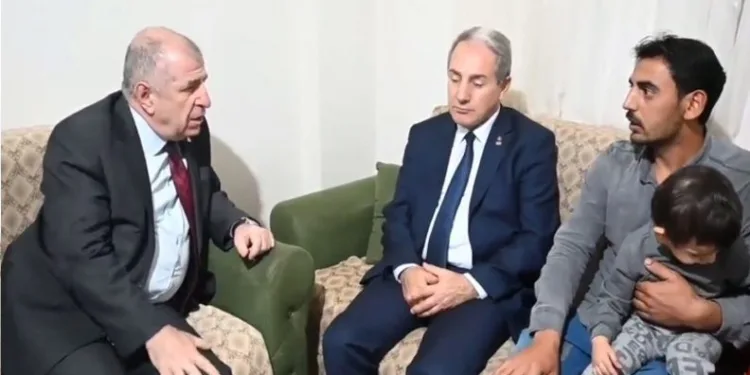 Ümit Özdağ’dan Bursa’da Suriyeli aileye ziyaret