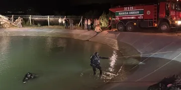 Gölete giren 2 kardeş kayboldu